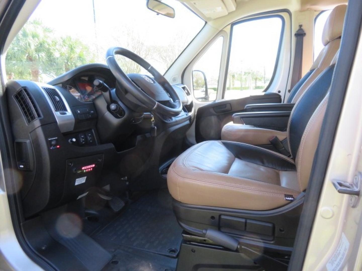 2016 Gold /Tan and Black Leather RAM Promaster (3C6TRVAG5GE) , located at 4301 Oak Circle #19, Boca Raton, FL, 33431, (954) 561-2499, 26.388861, -80.084038 - You are looking at a Gorgeous 2016 Ram Promaster Tempest X Handicap Wheelchair Conversion Van with 30K Original Miles, Lowered Floor, Dual Side Entry Doors, Power Passenger Side Entry Door, 750lb Braunability Wheelchair Lift, 4 Passenger Rear Power Bench Seat/Bed, Navigation, Rear Entertainment, Sur - Photo#81